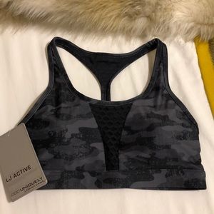 Lorna Jane Stealth Mode Sports Bra Camo NEW